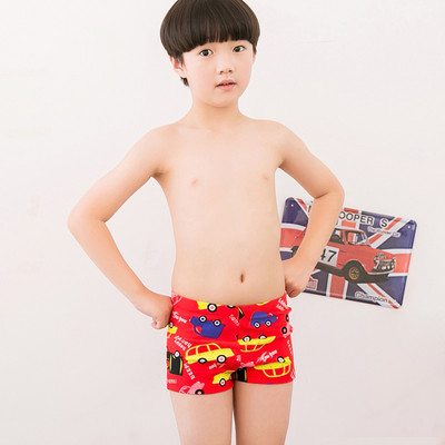 Gyermek úszó boxerek színes mintával fiúknak