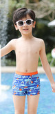 Παιδικά μποξεράκια κολύμβησης με πολύχρωμο μοτίβο για αγόρια