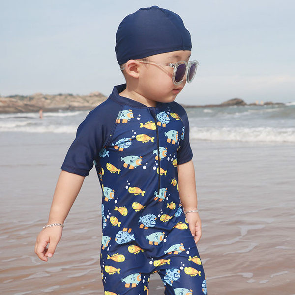 Gyorsan száradó anyagból készült új modell gyerek fürdőruha