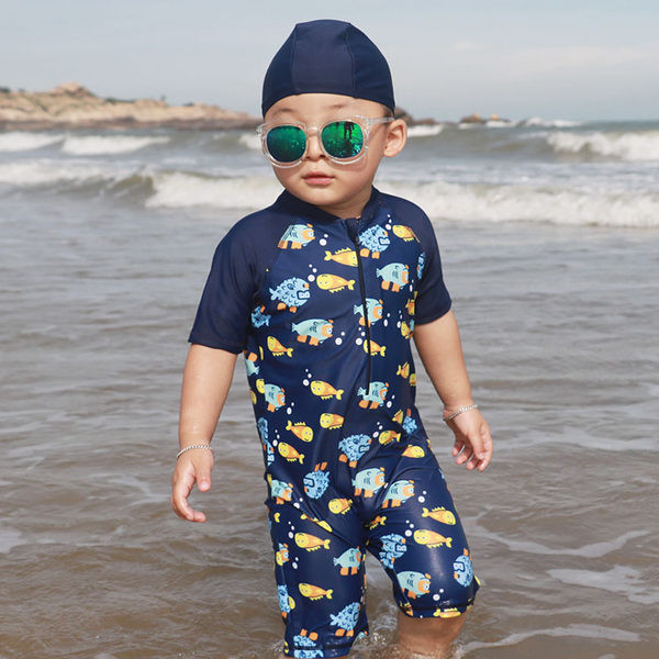 Gyorsan száradó anyagból készült új modell gyerek fürdőruha