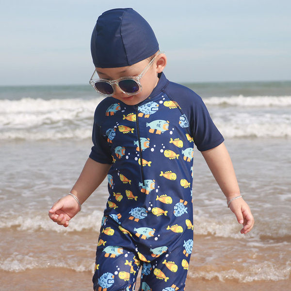 Gyorsan száradó anyagból készült új modell gyerek fürdőruha