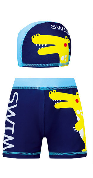 Gyermek fürdőruha típusú boxer kalappal fiúknak