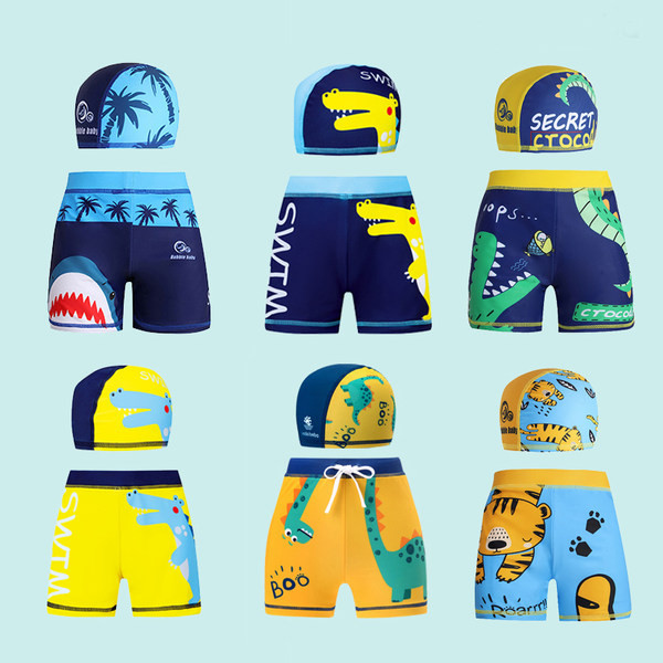 Gyermek fürdőruha típusú boxer kalappal fiúknak