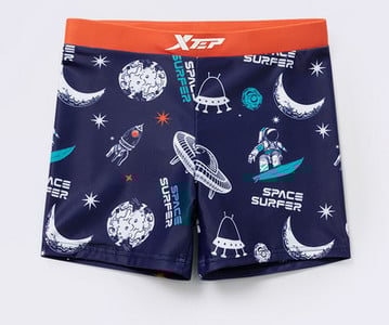 Gyermek fürdőruha új modell mintával, fiúknak