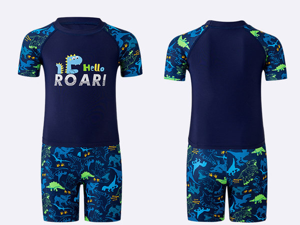 Παιδικό μαγιό σε δύο μέρη με απλικέ για αγόρια