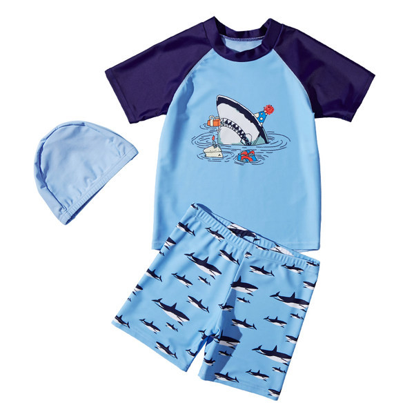 Παιδικό σετ σε μπλε χρώμα με απλικέ