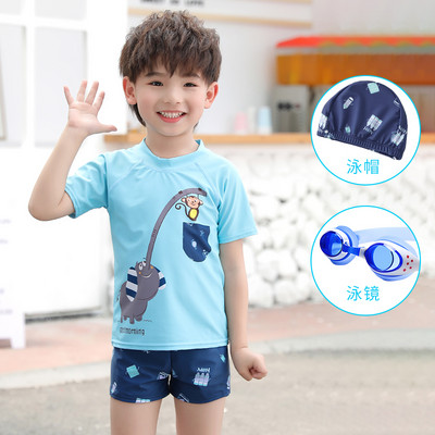 Παιδικό μαγιό για αγόρια σε μπλε χρώμα