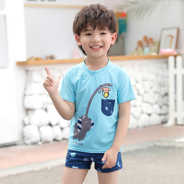 Παιδικό μαγιό για αγόρια σε μπλε χρώμα