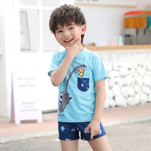 Παιδικό μαγιό για αγόρια σε μπλε χρώμα