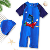 Dječji kupaći kostim za dječake s potpunom zaštitom od sunca