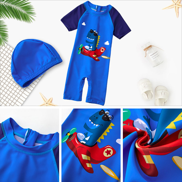 Dječji kupaći kostim za dječake s potpunom zaštitom od sunca