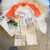 Παιδικό ολόσωμο μαγιό με απλικέ - αντηλιακό