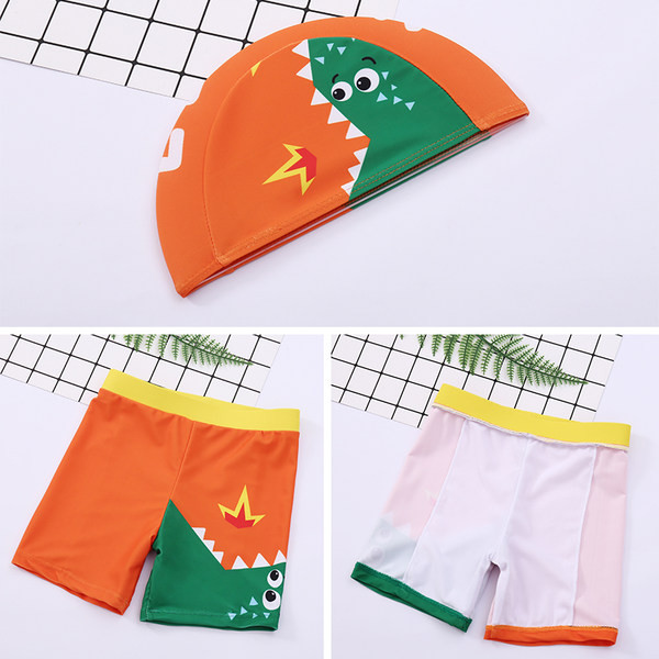 Fényvédő gyermek fürdőruha rátéttel fiúknak