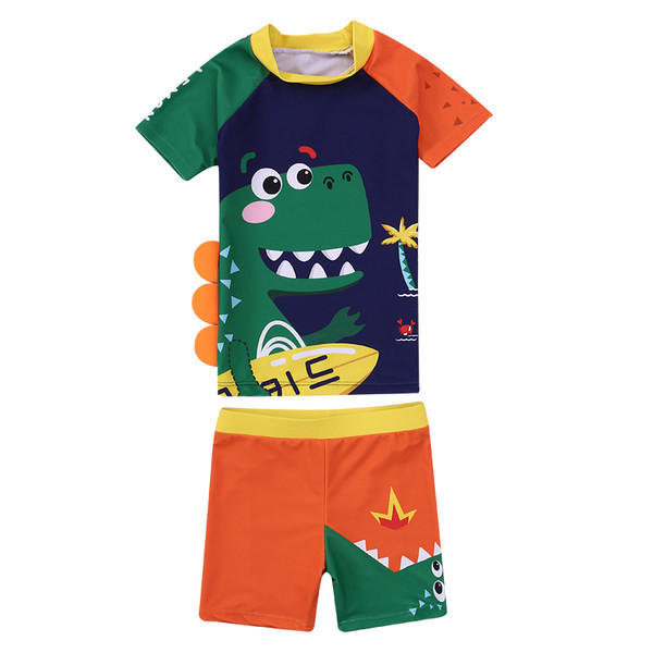 Fényvédő gyermek fürdőruha rátéttel fiúknak