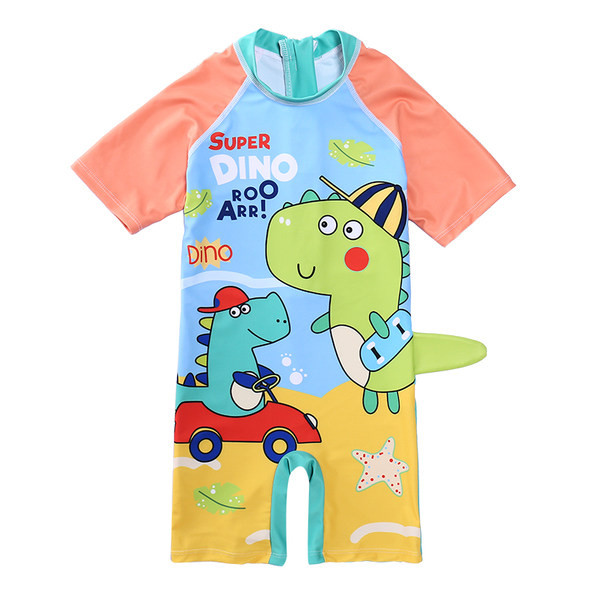 Νέο μοντέλο Ολόσωμο παιδικό μαγιό με απλικέ για αγόρια