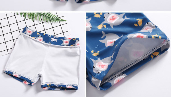 Μαγιό για αγόρια με απλικέ χρώματος