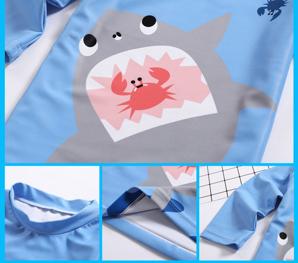 Μαγιό για αγόρια με απλικέ χρώματος