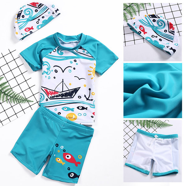 Αντηλιακό παιδικό μαγιό σε τρία μέρη