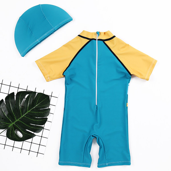 Ολόκληρο παιδικό μαγιό με καπέλο για αγόρια