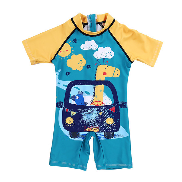 Ολόκληρο παιδικό μαγιό με καπέλο για αγόρια