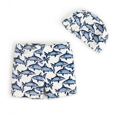 Naujas vaikiško maudymosi kostiumėlio tipo bokserio modelis berniukams