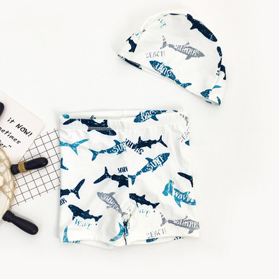 Naujas vaikiško maudymosi kostiumėlio tipo bokserio modelis berniukams