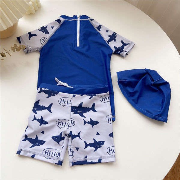 Új modell gyerek fürdőruha rátéttel - három színben