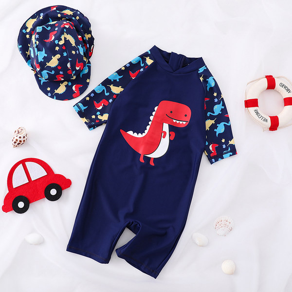 Gyermek úszóruha fiúknak rátéttel