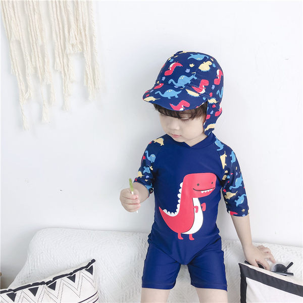 Gyermek úszóruha fiúknak rátéttel