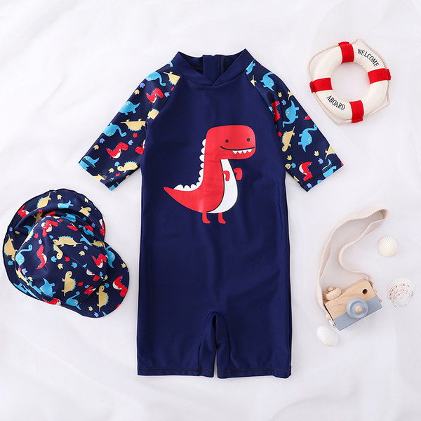 Gyermek úszóruha fiúknak rátéttel