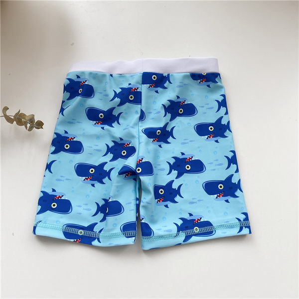 Gyermek napvédő fürdőruha fiúknak - kétrészes szett sapkával