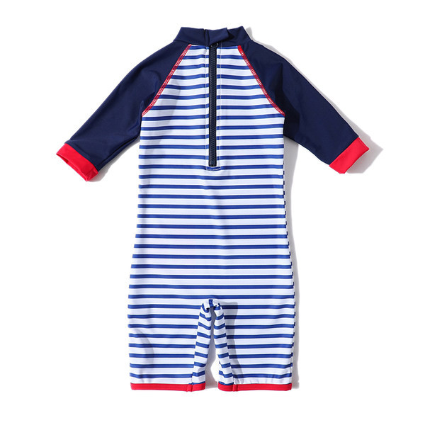 Csíkos gyerek fürdőruha fiúknak