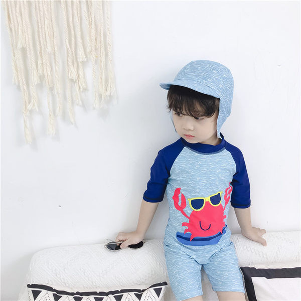 Új modell gyerek fürdőruha rátéttel