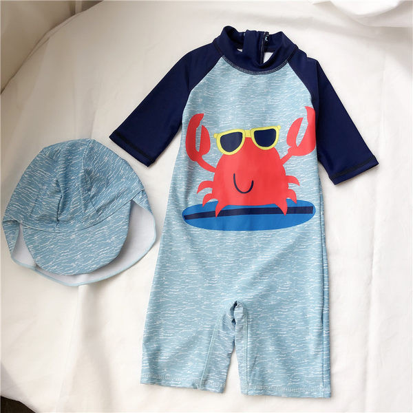 Új modell gyerek fürdőruha rátéttel