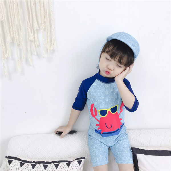 Új modell gyerek fürdőruha rátéttel