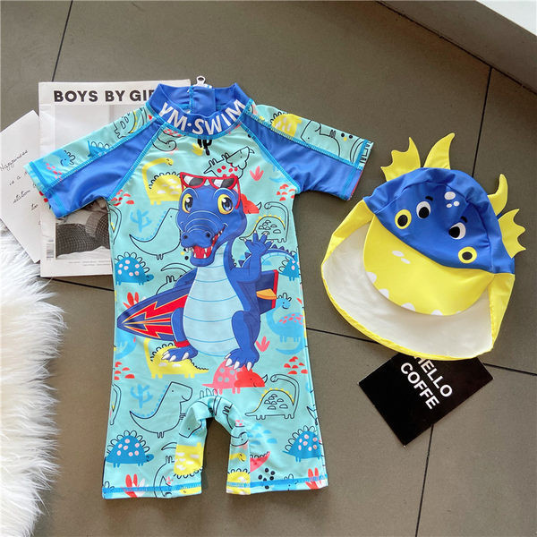 Νέο μοντέλο ολόσωμο μαγιό με στάμπα για αγόρια