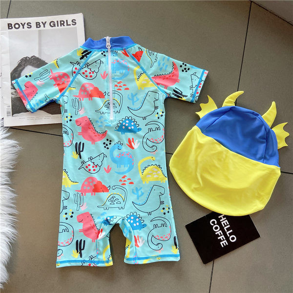 Νέο μοντέλο ολόσωμο μαγιό με στάμπα για αγόρια