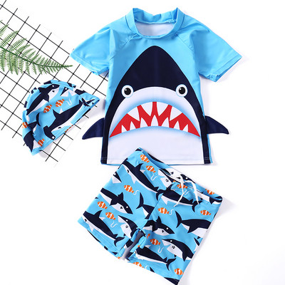 Új modell gyerek fürdőruha rátéttel fiúknak