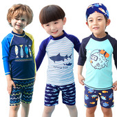 Παιδικό σετ κολύμβησης σε μπλε χρώμα