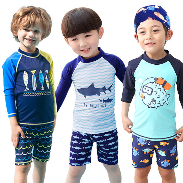 Παιδικό σετ κολύμβησης σε μπλε χρώμα