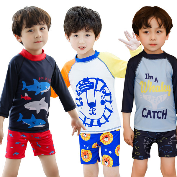 Παιδικό σετ κολύμβησης σε μπλε χρώμα