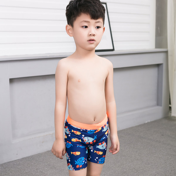 Gyermek úszónadrág rátéttel és nyakkendővel fiúknak