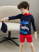 Νέο μοντέλο παιδικού μαγιό από ύφασμα που στεγνώνει γρήγορα για αγόρια