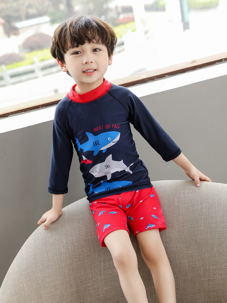 Νέο μοντέλο παιδικού μαγιό από ύφασμα που στεγνώνει γρήγορα για αγόρια