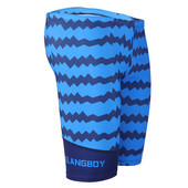 Μοντέρνο παιδικό μαγιό 3/4 σε μπλε χρώμα