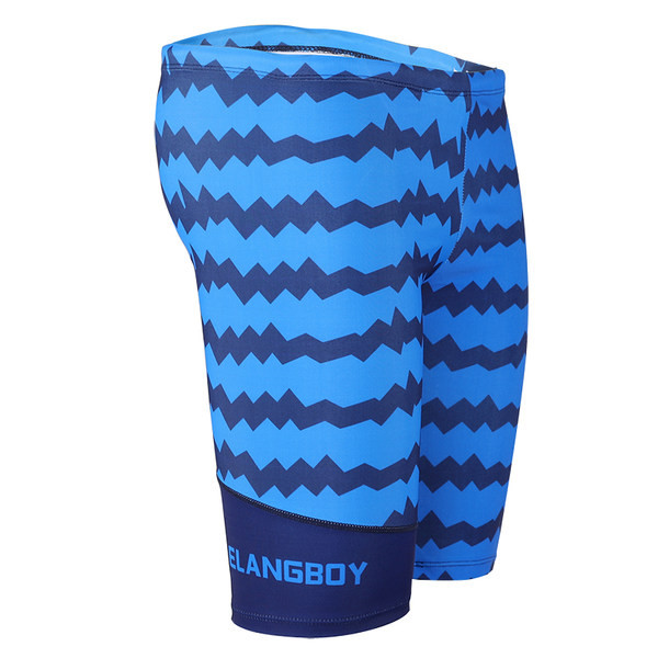 Μοντέρνο παιδικό μαγιό 3/4 σε μπλε χρώμα