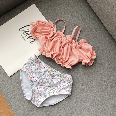 Gyermek modern fürdőruha két részből áll