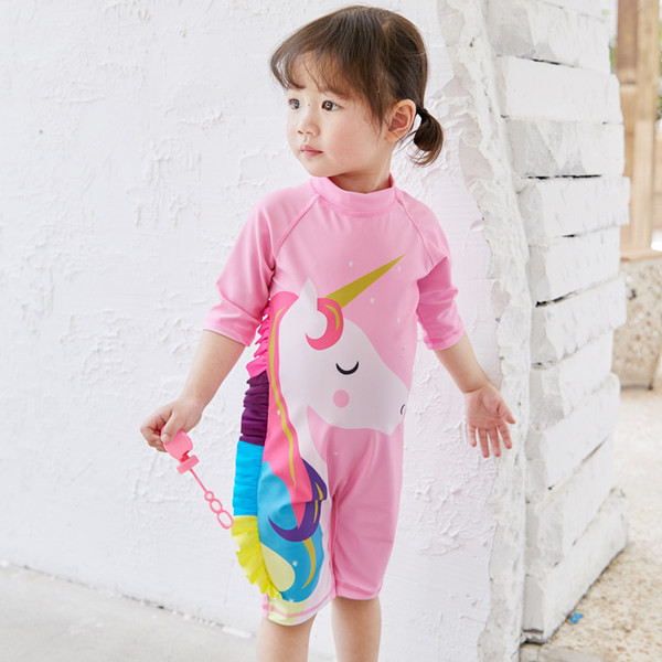 Μοντέρνο μαγιό με απλικέ για κορίτσια