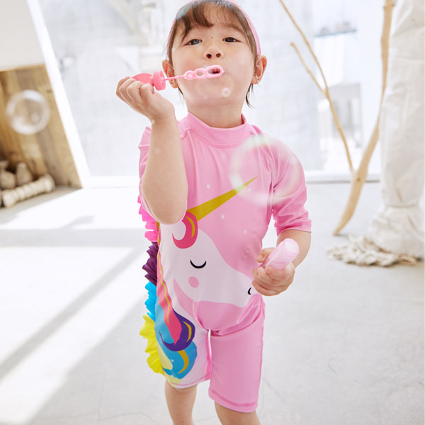 Μοντέρνο μαγιό με απλικέ για κορίτσια