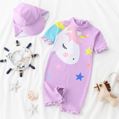 Teljes fürdőruha lányoknak 3D alkalmazással